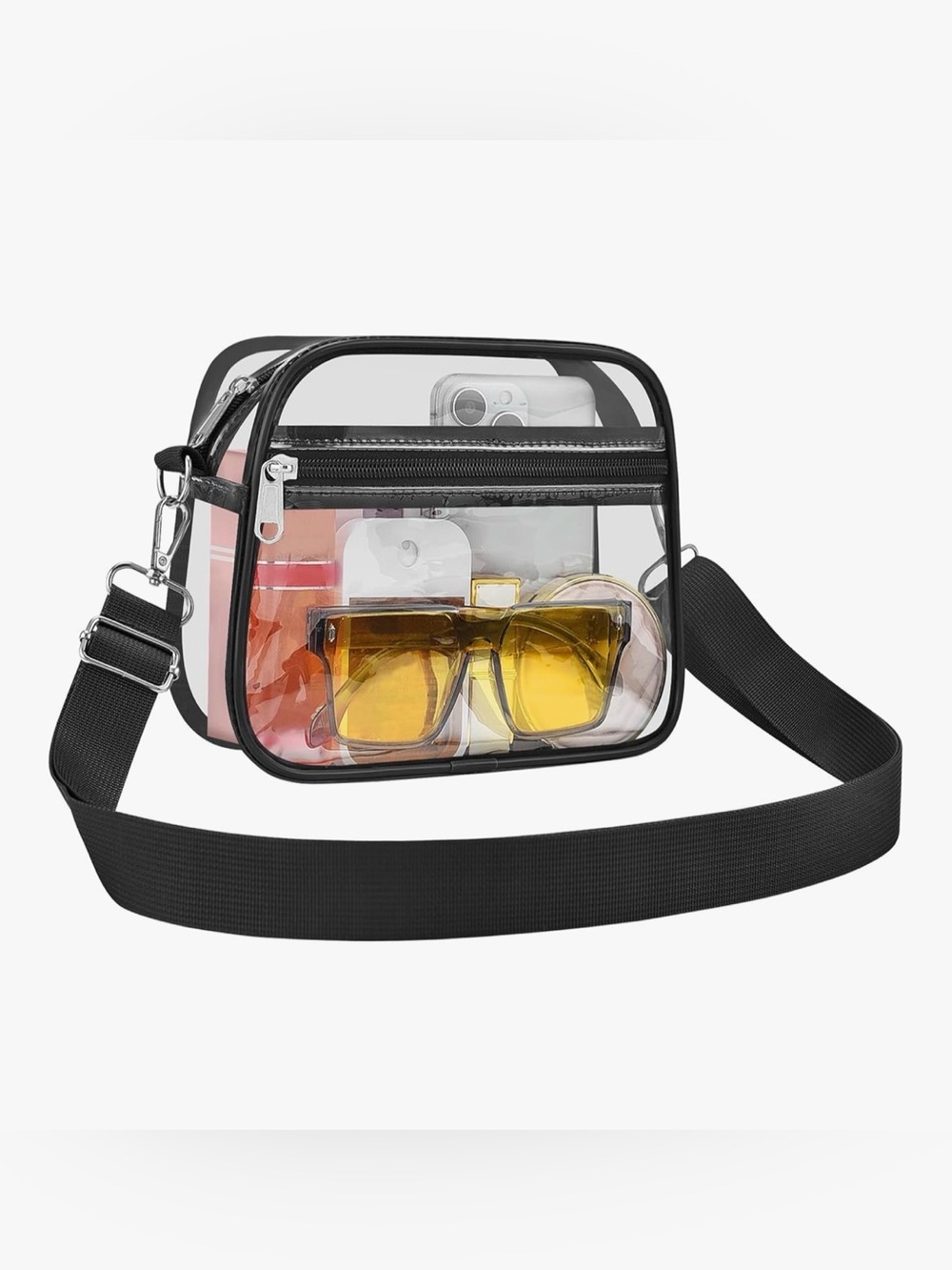 Clear Bag for Stadium Events with Adjustable Strap